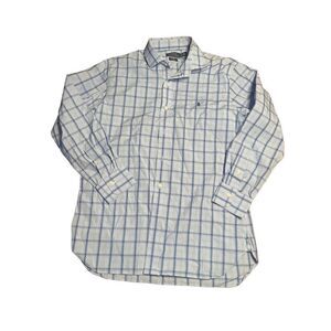 Polo Ralph Lauren Mens Button Down Long Sleeve Shirt Blue Adult 16.5 32/33